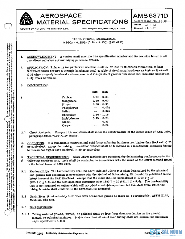 SAE AMS6371D PDF SAE AMS6371D PDF