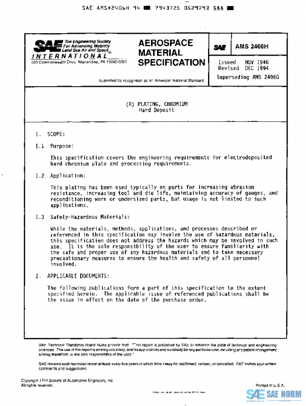 SAE AMS2406H PDF