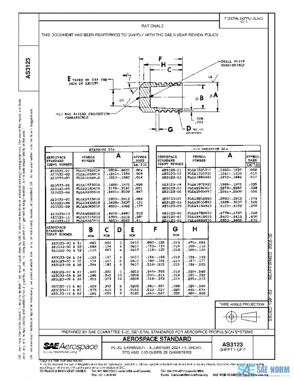 SAE AS3123 PDF