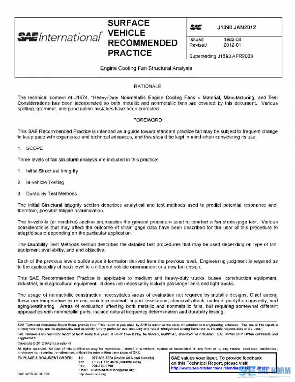 SAE J1390_201201 PDF