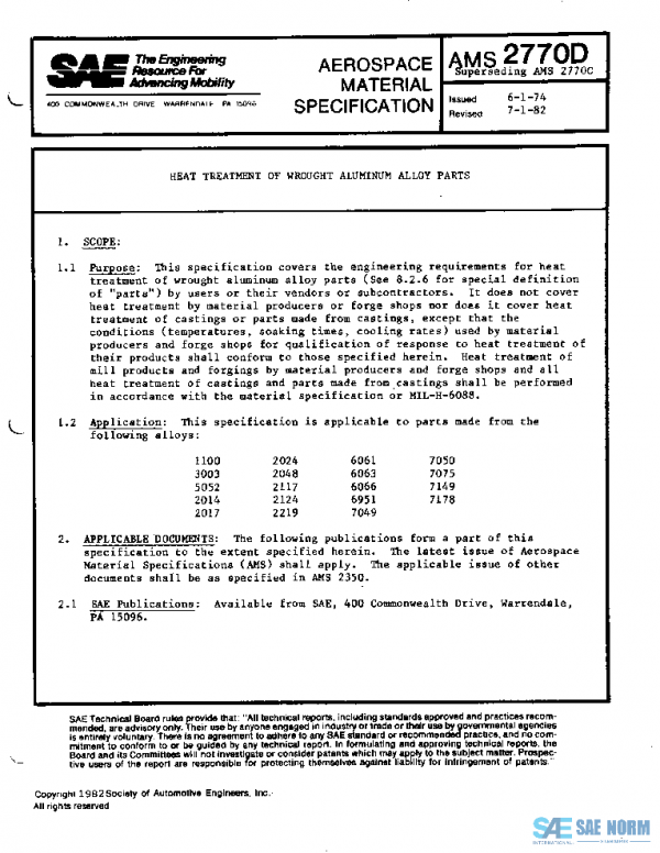 SAE AMS2770D PDF