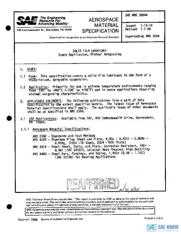SAE AMS3084A PDF