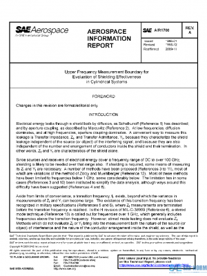 SAE AIR1700A PDF