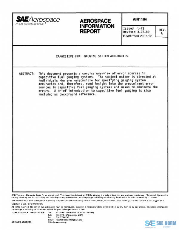SAE AIR1184A PDF