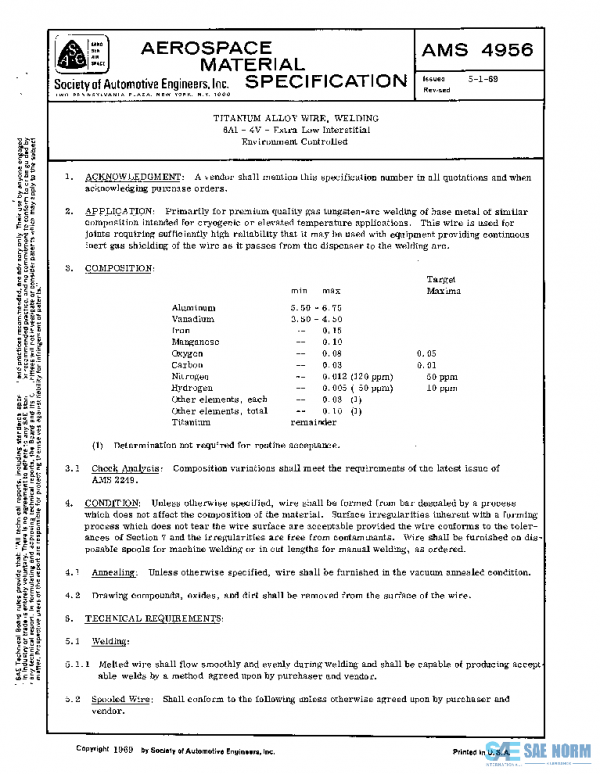 SAE AMS4956 PDF SAE AMS4956 PDF