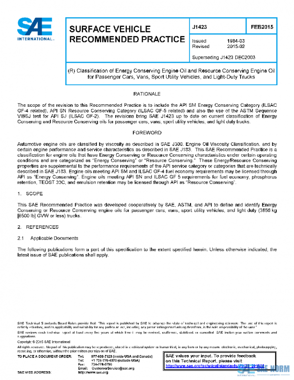 SAE J1423_201502 PDF
