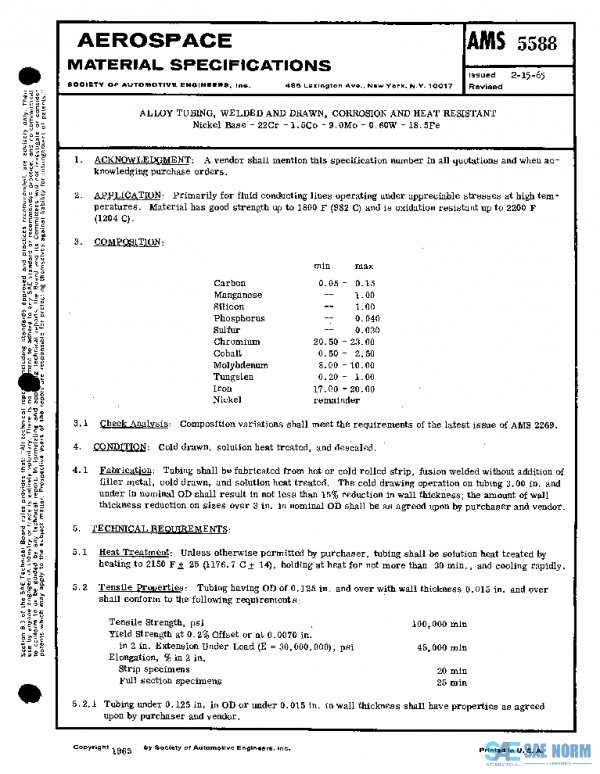 SAE AMS5588 PDF SAE AMS5588 PDF