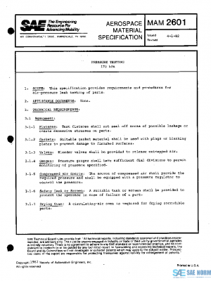 SAE MAM2601 PDF