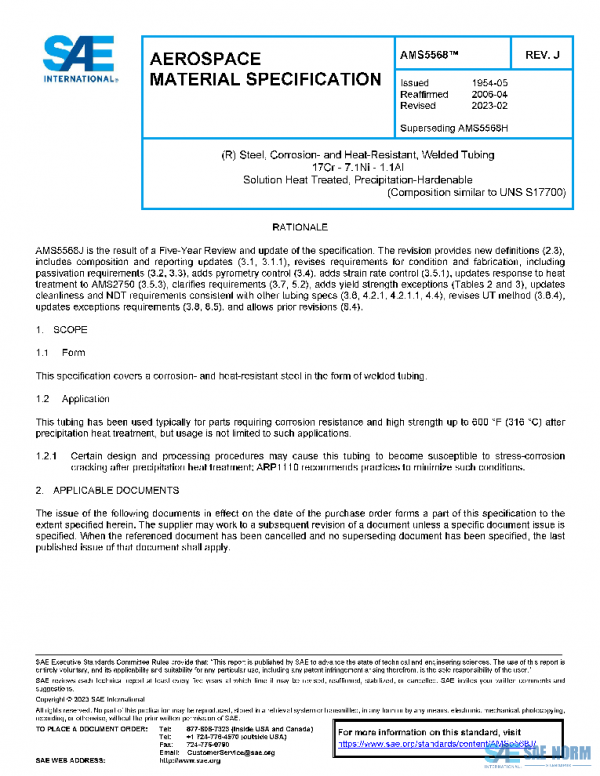 SAE AMS5568J PDF