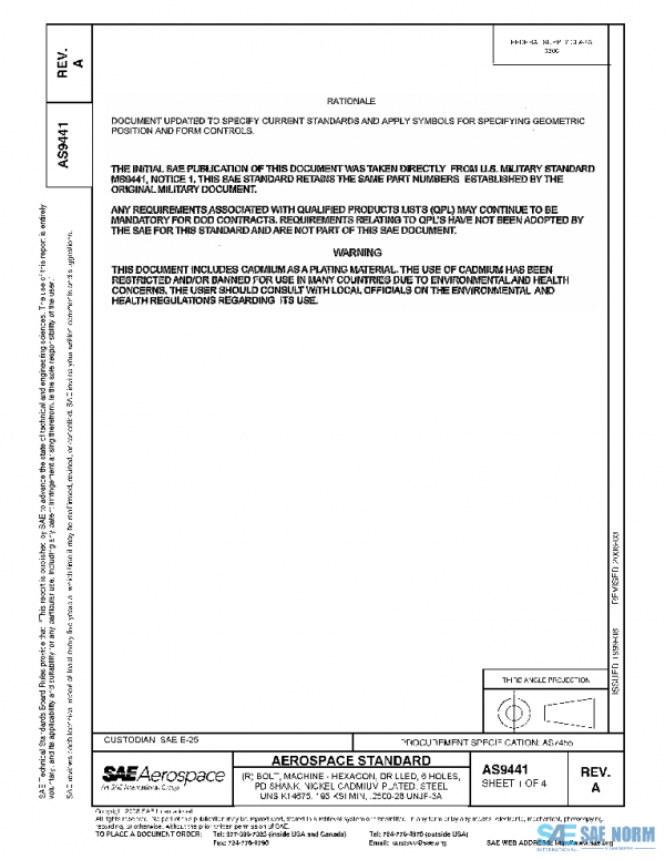 SAE AS9441A PDF SAE AS9441A PDF