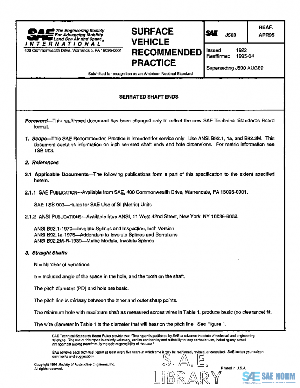 SAE J500_199504 PDF