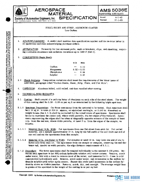 SAE AMS5036E PDF SAE AMS5036E PDF