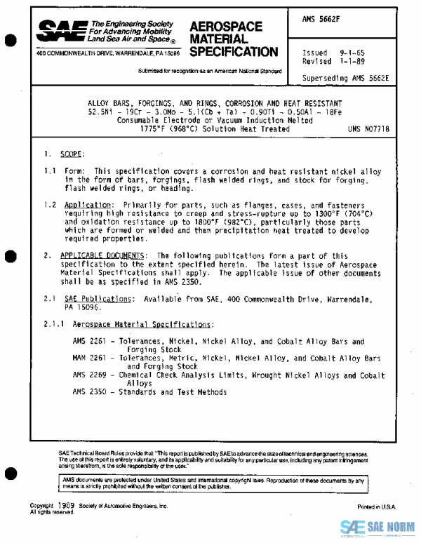 SAE AMS5662F PDF