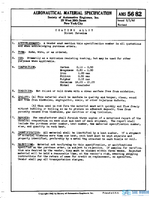 SAE AMS5682 PDF SAE AMS5682 PDF