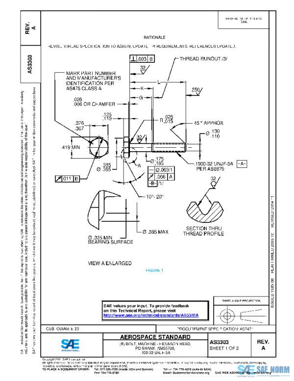 SAE AS3303A PDF