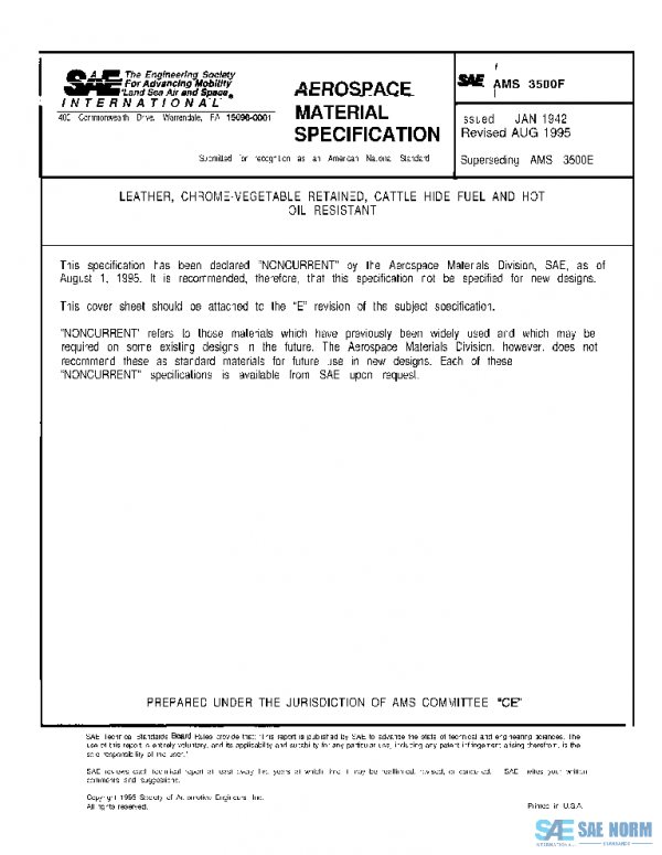 SAE AMS3500F PDF