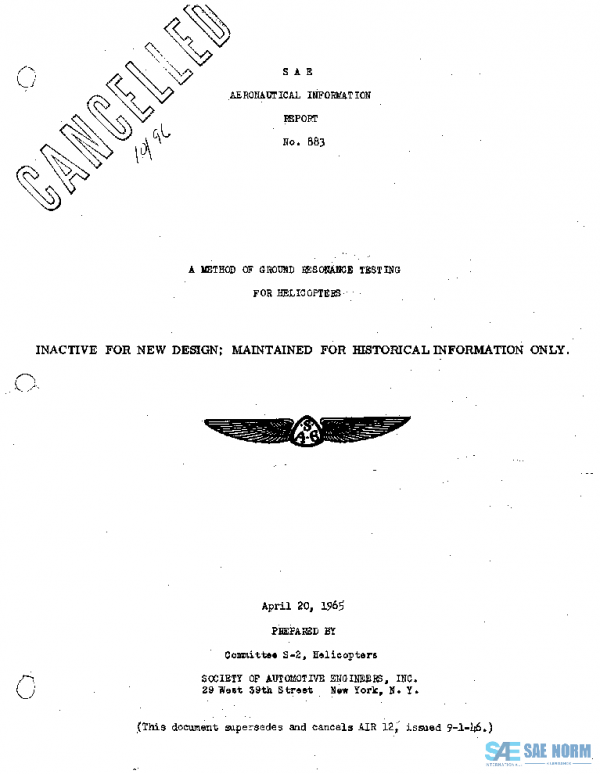SAE AIR883 PDF