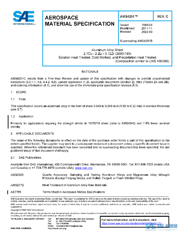 SAE AMS4251C PDF