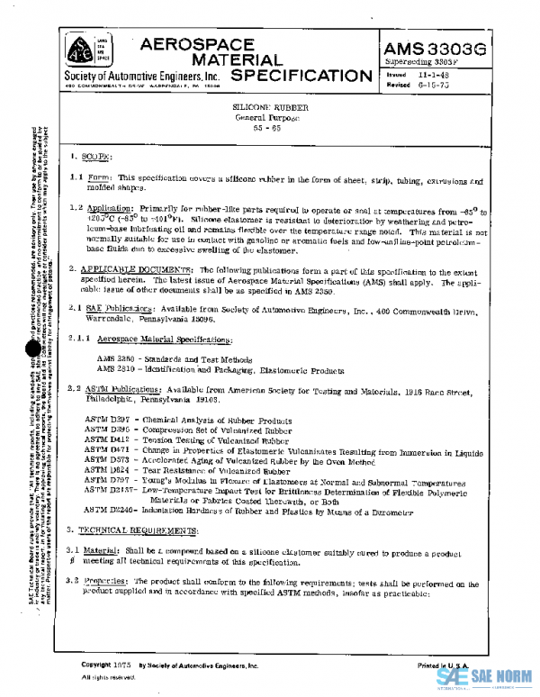 SAE AMS3303G PDF