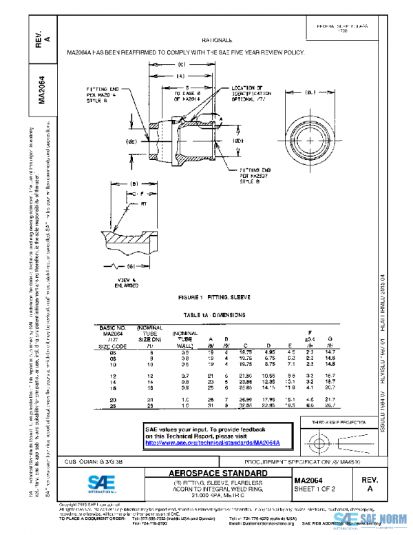 SAE MA2064A PDF