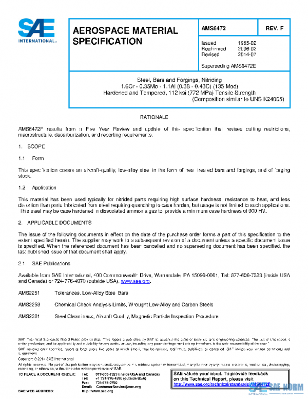SAE AMS6472F PDF
