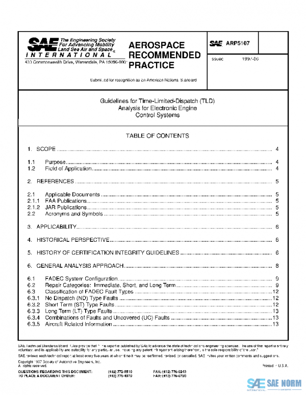 SAE ARP5107 PDF