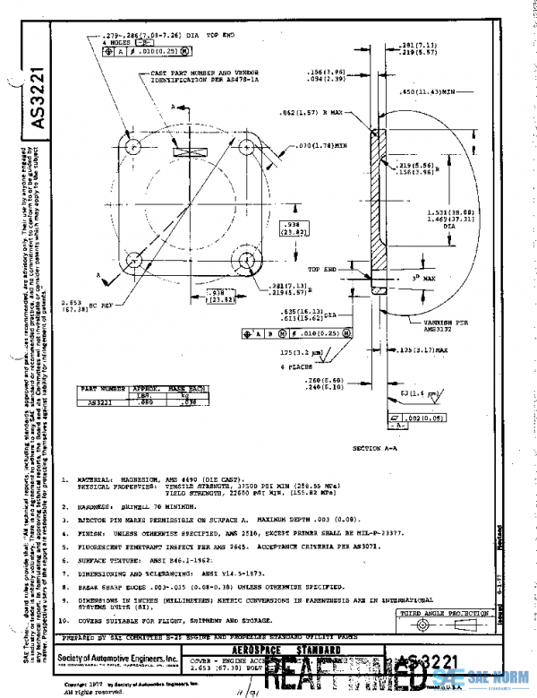 SAE AS3221 PDF