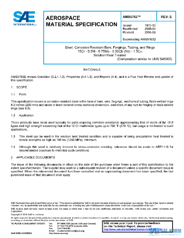 SAE AMS5763E PDF