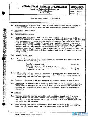 SAE AMS5310B PDF SAE AMS5310B PDF