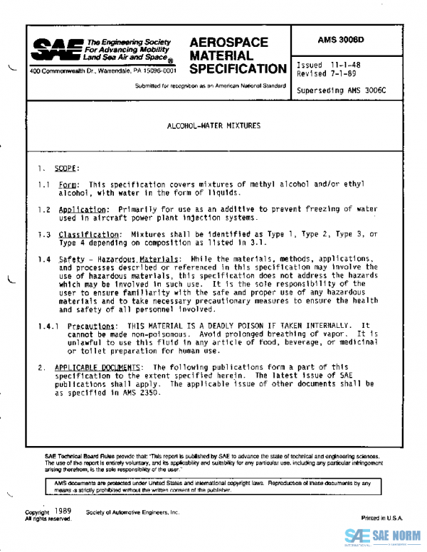SAE AMS3006D PDF