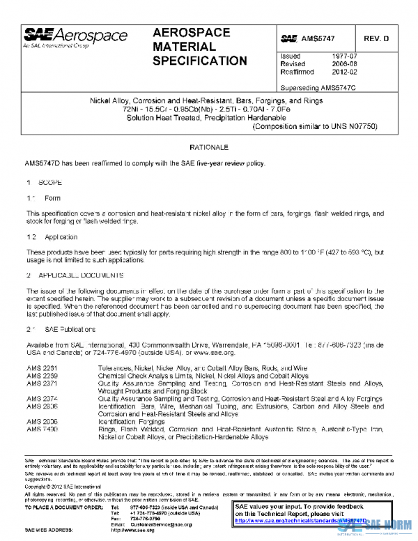 SAE AMS5747D PDF