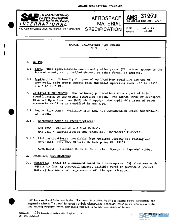 SAE AMS3197J PDF