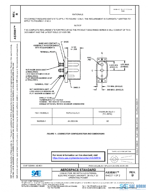 SAE AS35061B PDF