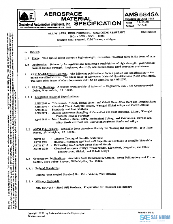 SAE AMS5845A PDF