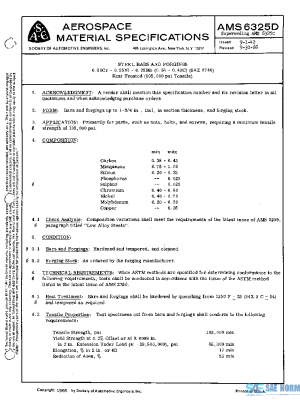SAE AMS6325D PDF
