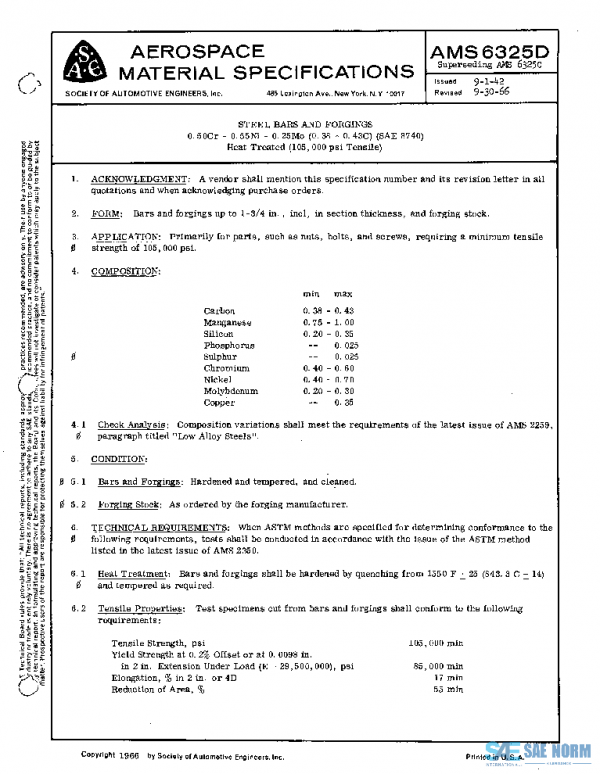 SAE AMS6325D PDF