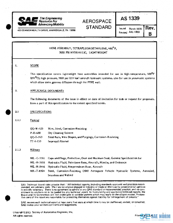 SAE AS1339B PDF
