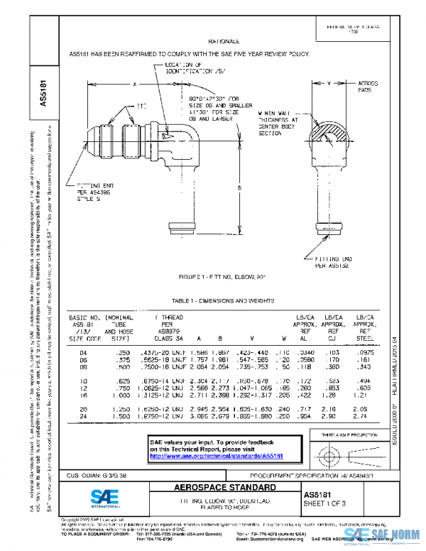 SAE AS5181 PDF SAE AS5181 PDF