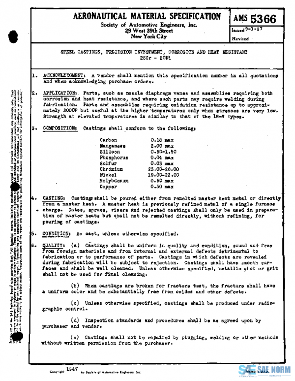 SAE AMS5366 PDF