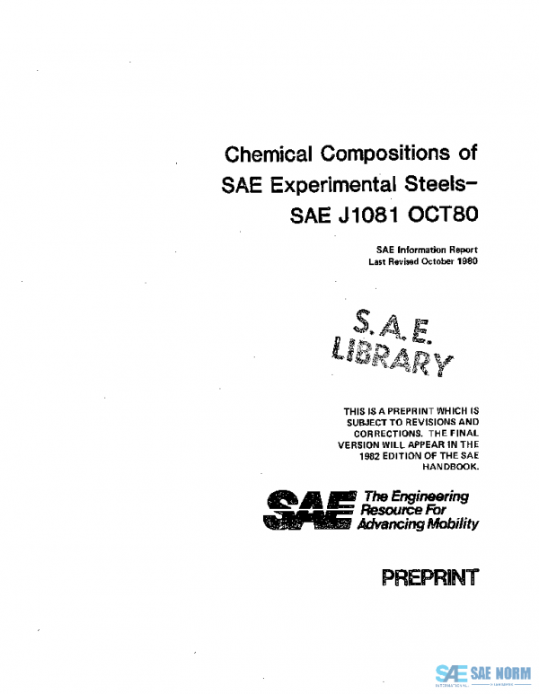 SAE J1081_198010 PDF SAE J1081_198010 PDF
