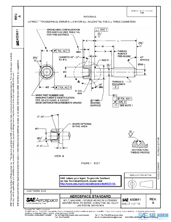 SAE AS3611A PDF