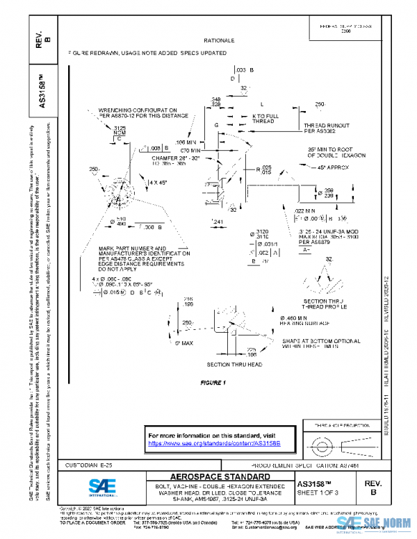 SAE AS3158B PDF SAE AS3158B PDF