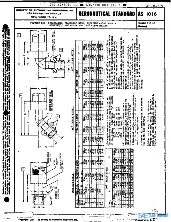 SAE AS1016 PDF SAE AS1016 PDF