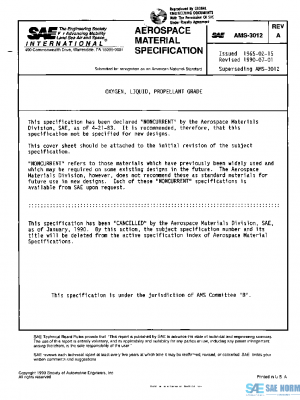 SAE AMS3012A PDF