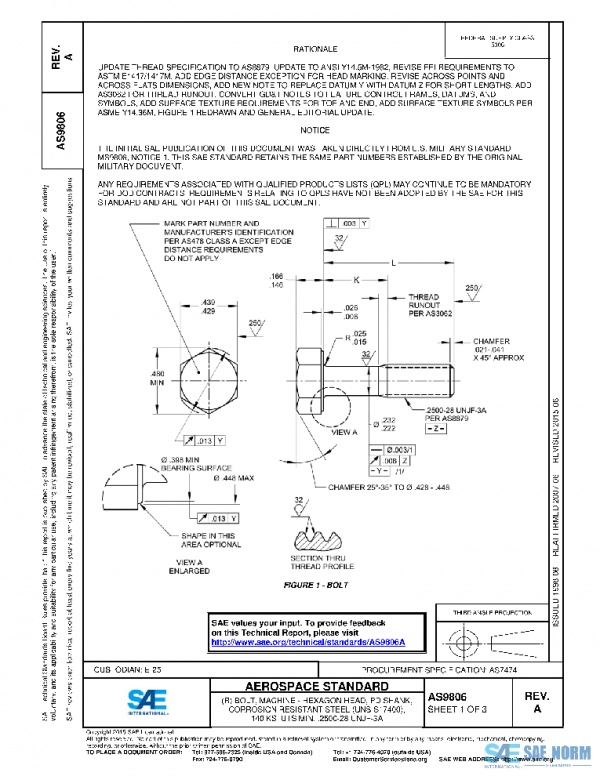 SAE AS9806A PDF