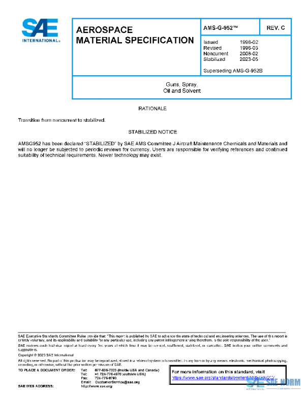 SAE AMSG952C PDF