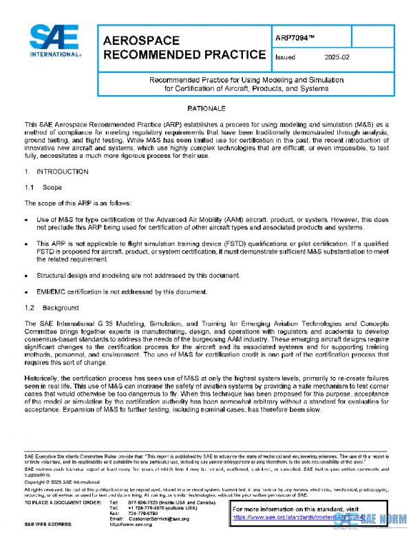 SAE ARP7094 PDF SAE ARP7094 PDF