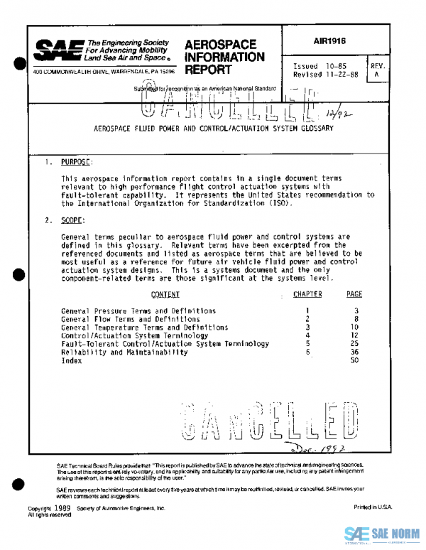 SAE AIR1916A PDF