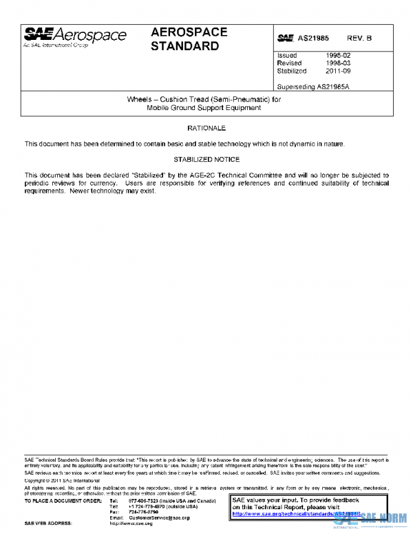 SAE AS21985B PDF SAE AS21985B PDF