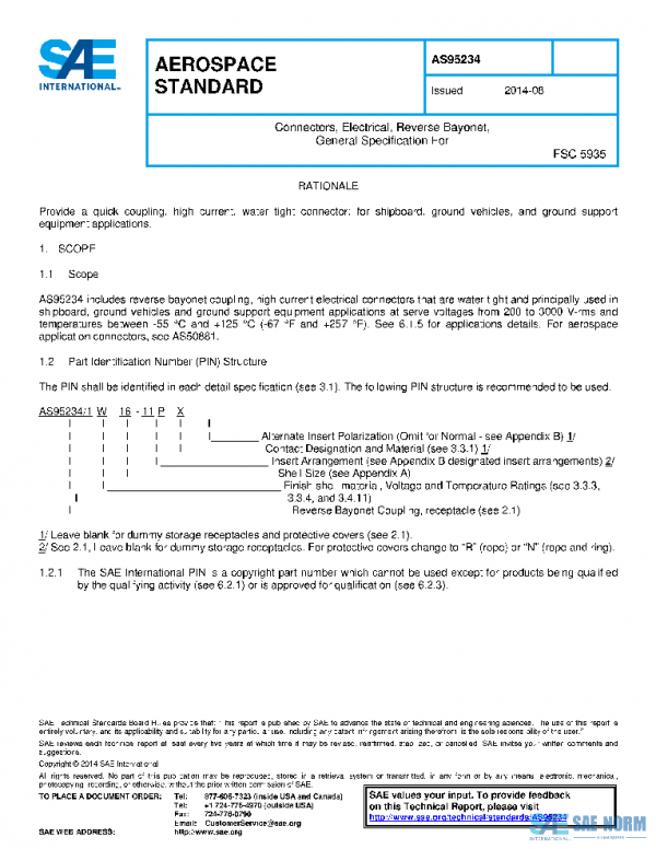 SAE AS95234 PDF SAE AS95234 PDF